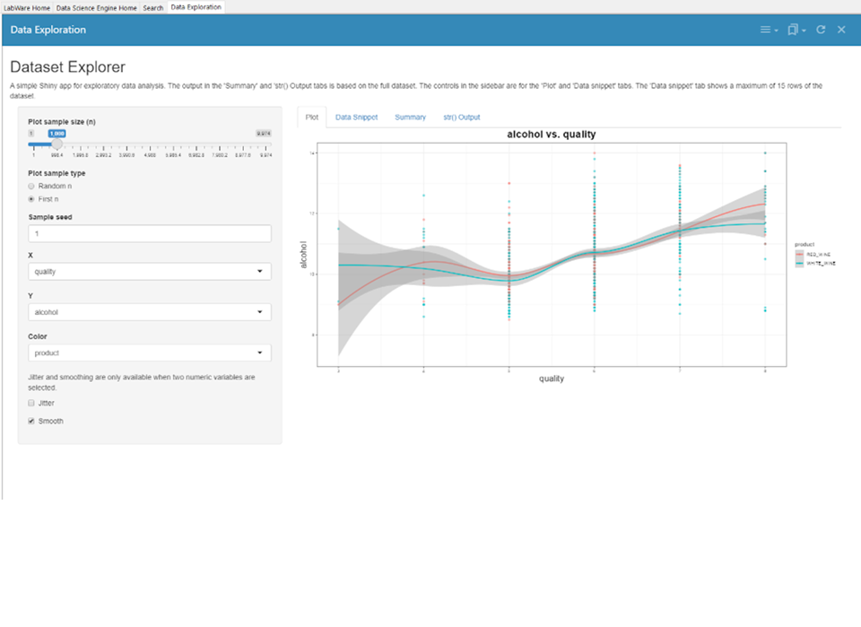 screenshot of LabWare LIMS